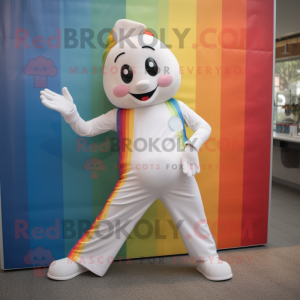 White Rainbow mascotte...