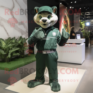 Forest Green Puma mascotte...