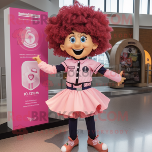 Pink Irish Dancer mascotte...