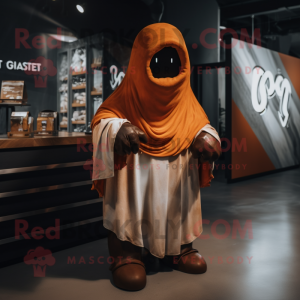 Rust Ghost maskot kostume...