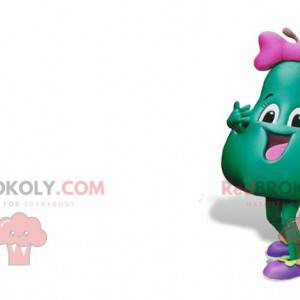 2 mascotes, uma maçã e uma pêra verde. 2 frutas - Redbrokoly.com