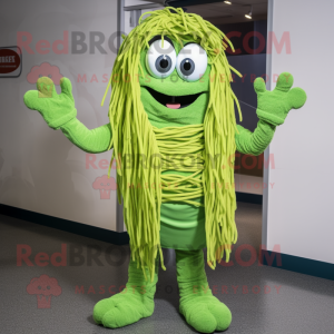 Groene Spaghetti mascotte...