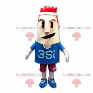 Mascotte sportman. Sportief heren kostuum - Redbrokoly.com