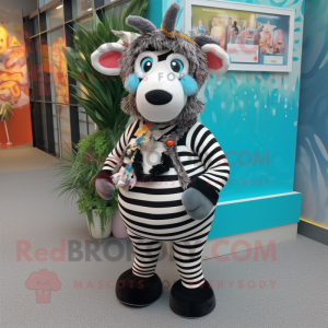 Postava maskota Zebra...