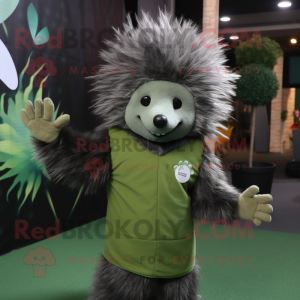 Olive Porcupine maskot...