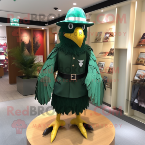 Forest Green Eagle maskot...