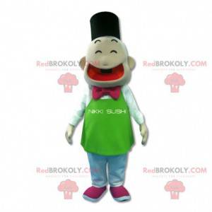 Japanse man mascotte. Sushi mascotte - Redbrokoly.com