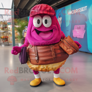 Magenta croissant...