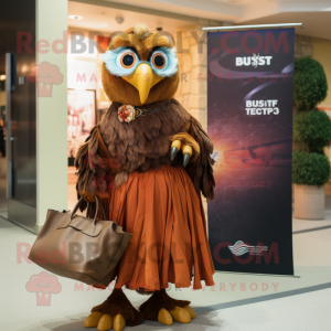 Rust Eagle maskot kostume...