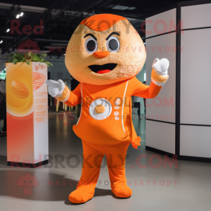 Orange Pad Thai mascotte...