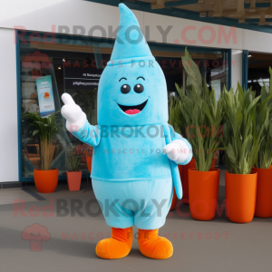 Sky Blue Carrot mascotte...