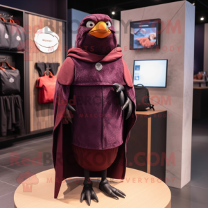 Maroon Blackbird mascotte...