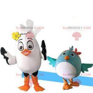 2 mascots bird costumes. Bird costumes - Redbrokoly.com