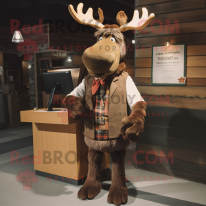 Rust Moose mascotte kostuum...