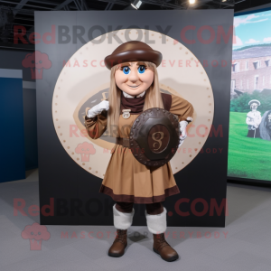 Brun Celtic Shield maskot...
