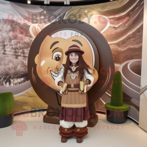Brun Celtic Shield maskot...