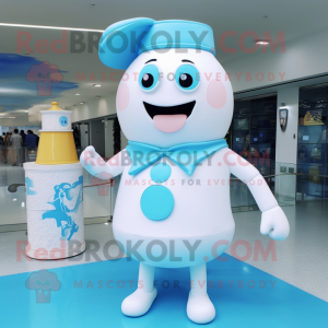 Postava maskota Sky Blue...