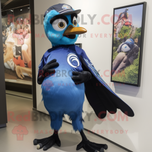 Black Blue Jay mascotte...