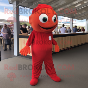 Red Fish And Chips mascotte...