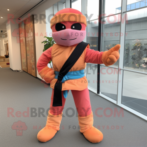 Peach Ninja mascotte...