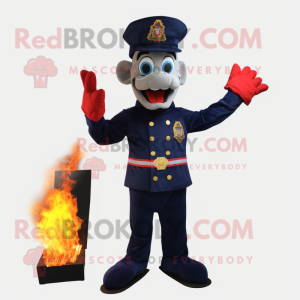 Navy Fire Eater mascotte...