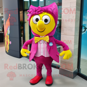 Magenta sitron maskot...