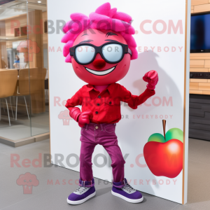 Magenta Apple mascotte...