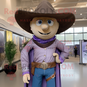 Lavendel cowboy maskot...