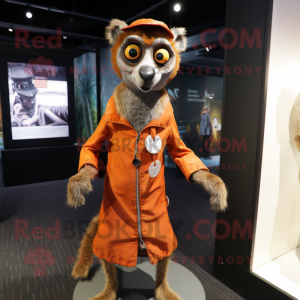 Rust Lemur maskot drakt...