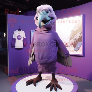 Purple Vulture maskot drakt...