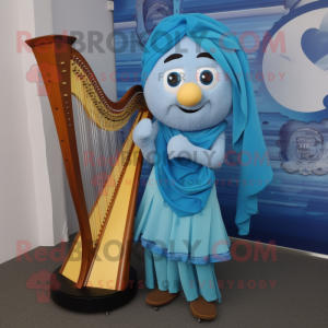 Sky Blue Celtic Harpe...
