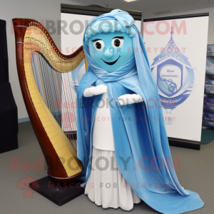 Sky Blue Celtic Harpe...