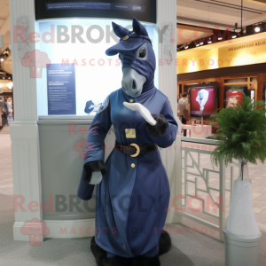 Navy Mare maskot kostume...