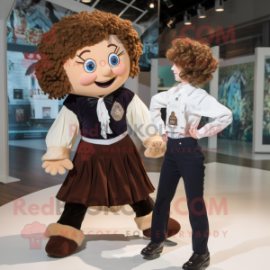 Brown Irish Dancer mascotte...