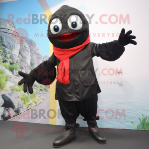 Black Cod maskot kostume...