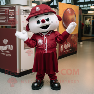 Maroon Meatballs maskot...