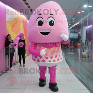 Pink Ice Cream mascotte...