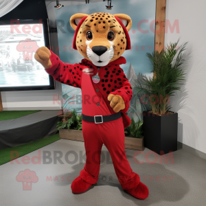 Red Cheetah mascotte...