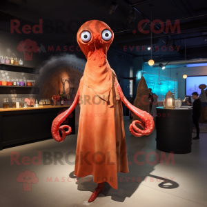 Rust Squid maskot kostume...