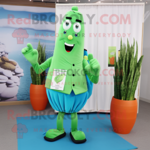 Cyan Asparagus mascotte...