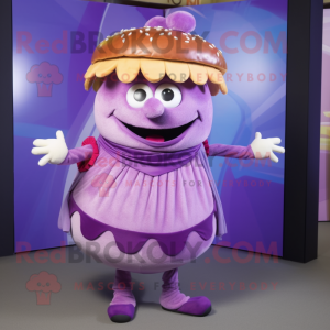 Purple Burgers Maskottchen...