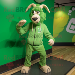 Green Goat mascotte kostuum...