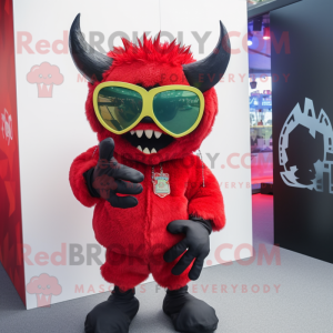  Demon mascotte kostuum...