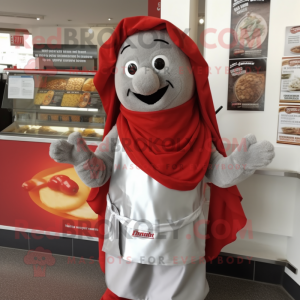 Silver Currywurst mascotte...