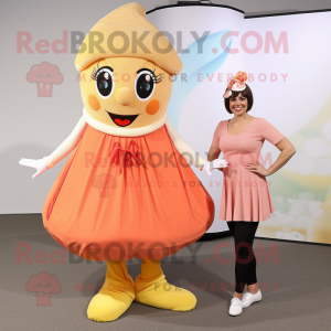 Peach Paella maskot kostume...