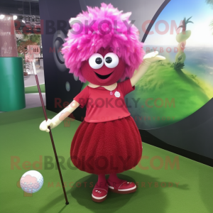 Magenta-Golfball...