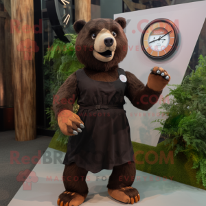 Rust Sloth Bear maskotdräkt...