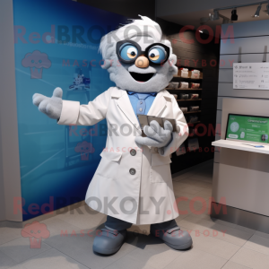 Sølv Doctor maskot kostume...