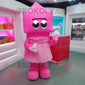 Pink Candy Box mascotte...