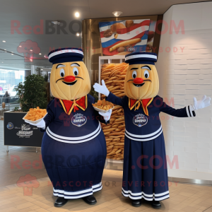 Navy French Fries mascotte...